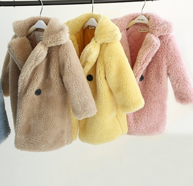 Girls Fur Coat for Autumn And Winter