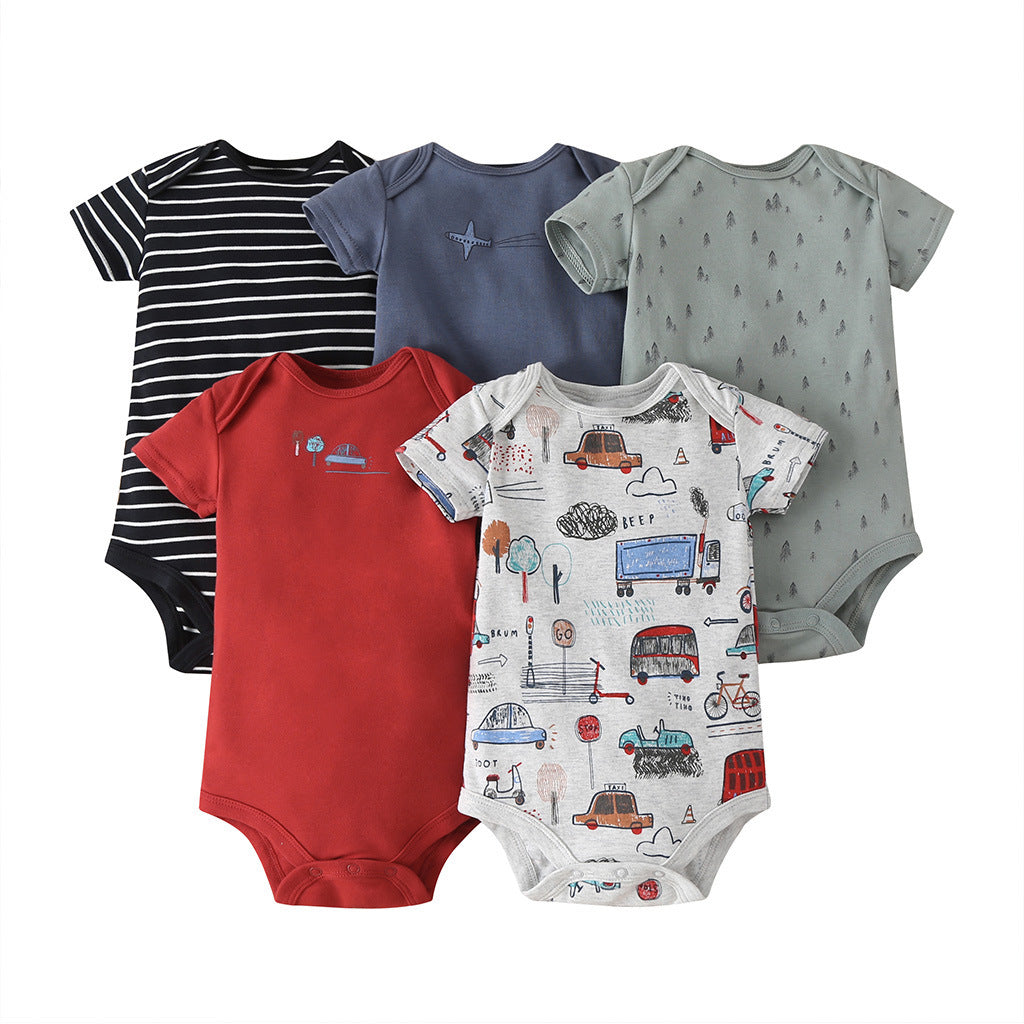 Five-piece Cotton Baby Suit