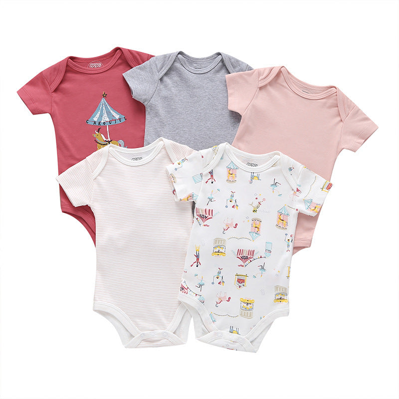 Five-piece Cotton Baby Suit