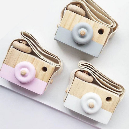 Wooden Toy Camera for Kids