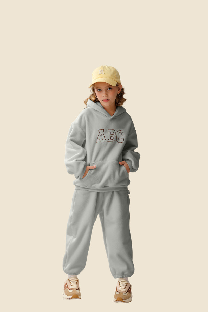 Childrens Sports Hoody Trousers Set