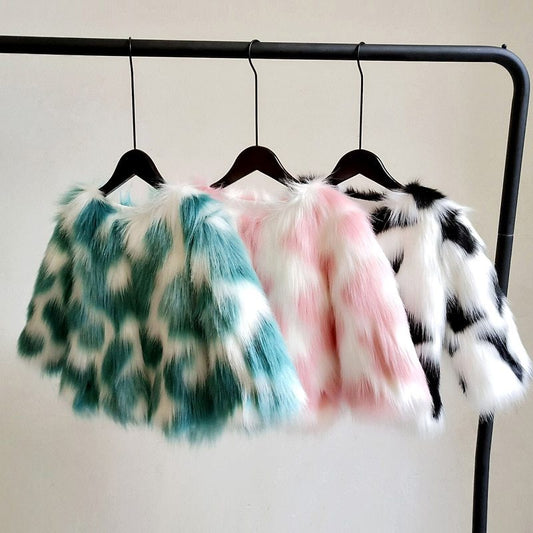 Fur coat for children