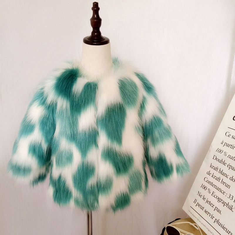 Fur coat for children