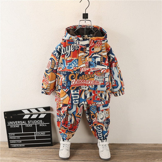 Boys' Shell Jacket Two-piece blouse and pants