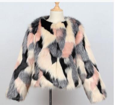 Fashionable  fur jacket for girls