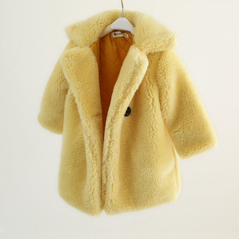 Girls Fur Coat for Autumn And Winter