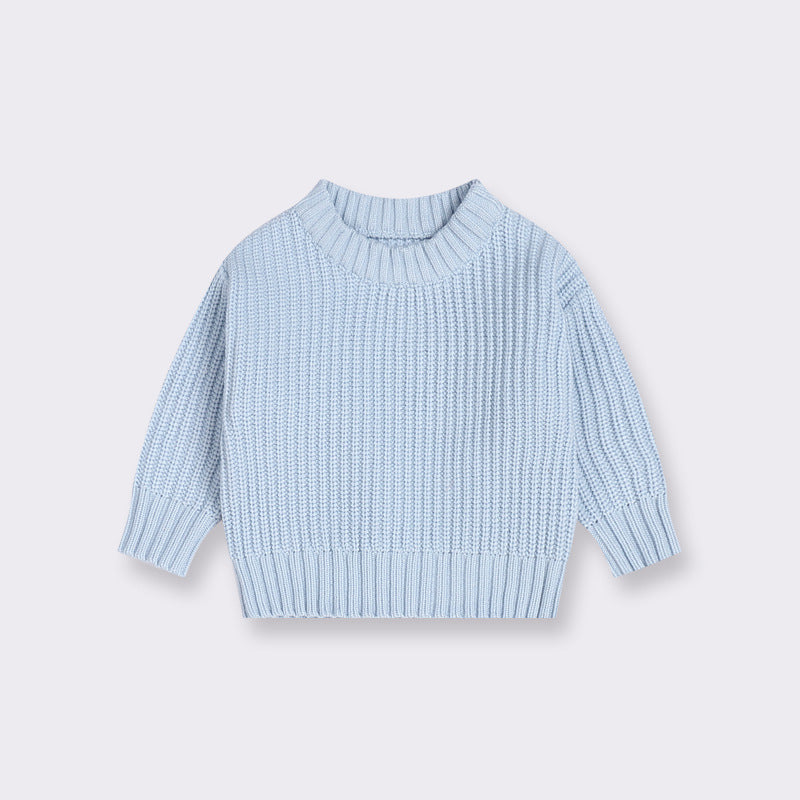 Baby Autumn And Winter Loose Knitted Sweater