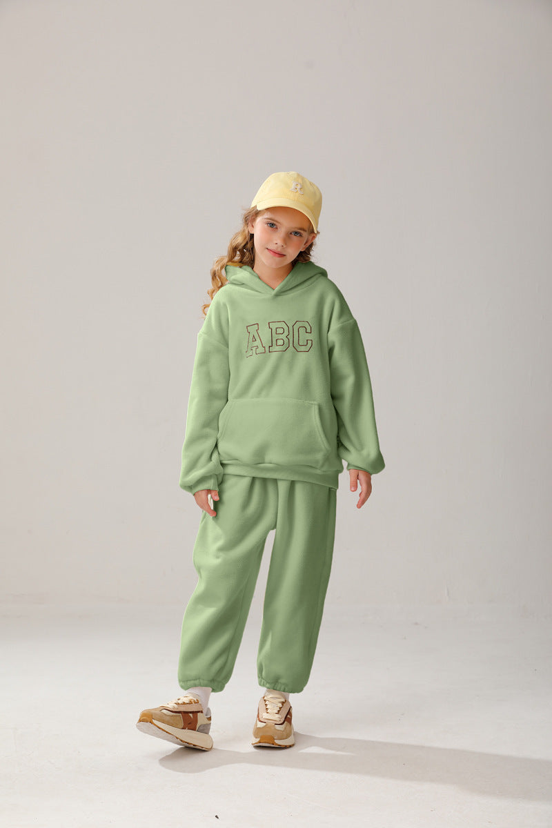 Childrens Sports Hoody Trousers Set