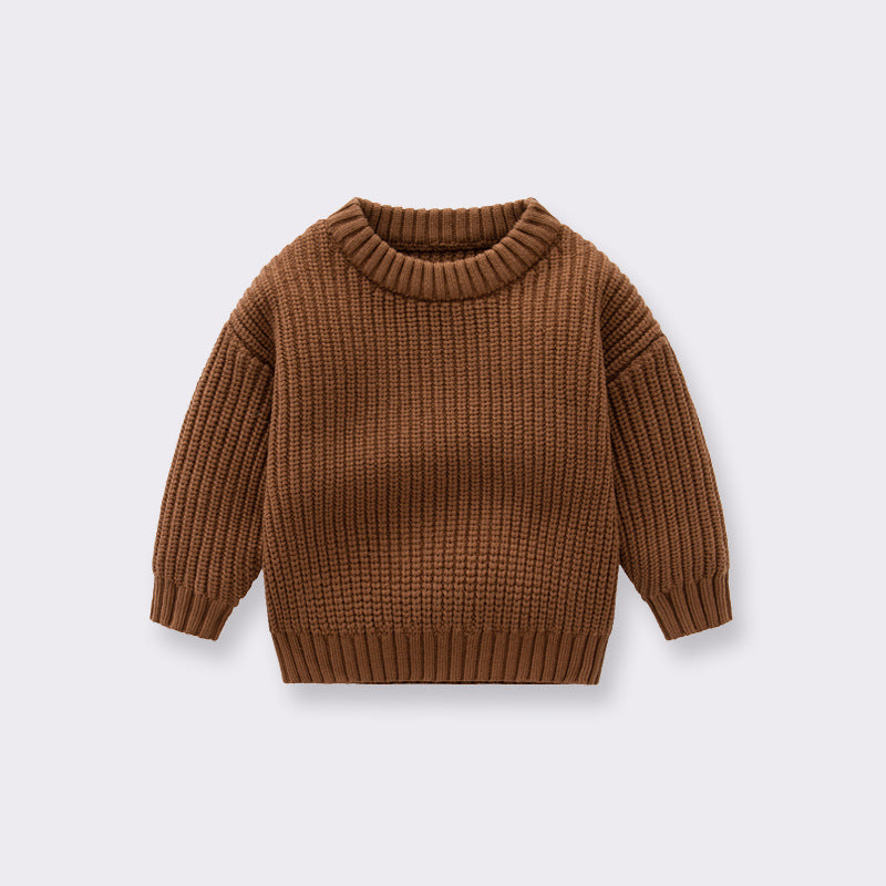 Baby Autumn And Winter Loose Knitted Sweater